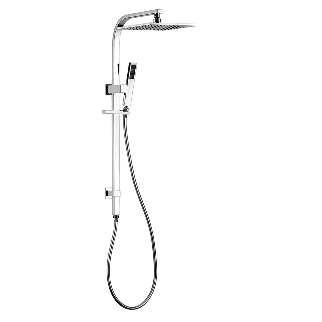 Rail Shower with Overhead