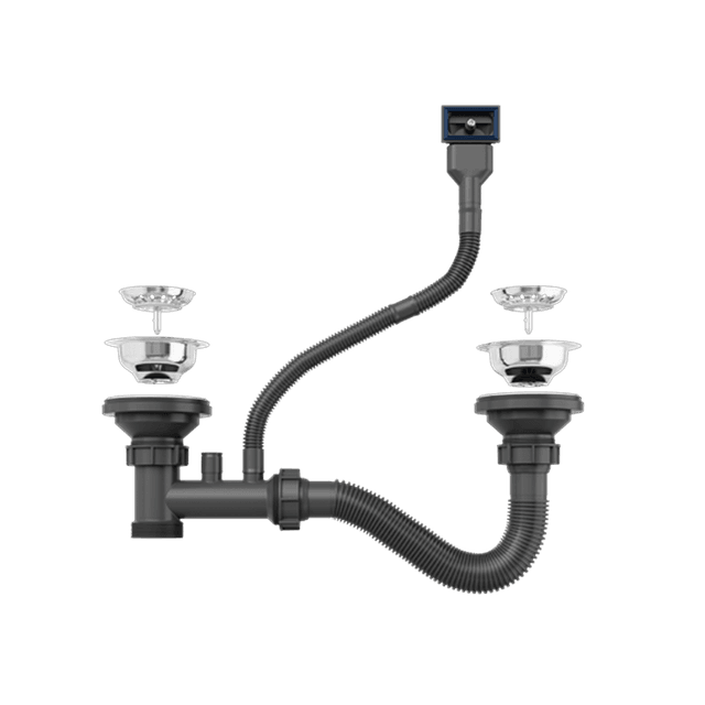 Drain Strainer Assembly Kit for Double Bowl