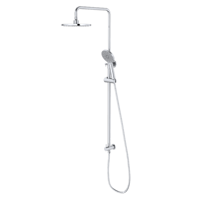 Rail Shower with Overhead